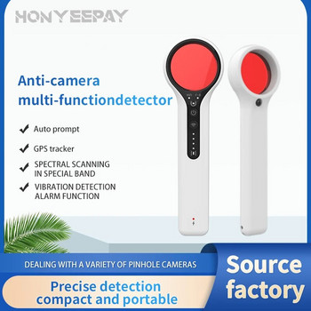 Детектор за скрита камера 4in1 Anti Discreet Spy Gadget Защита на сигурността Преносим мини RF GPS подслушване Bug Скенер за всички сигнали