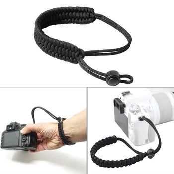 Πλεκτό λουρί ψηφιακής φωτογραφικής μηχανής Κάμερα με λουρί καρπού Βραχιόλι χειρός για Nikon Canon Sony Pentax Panasonic DSLR