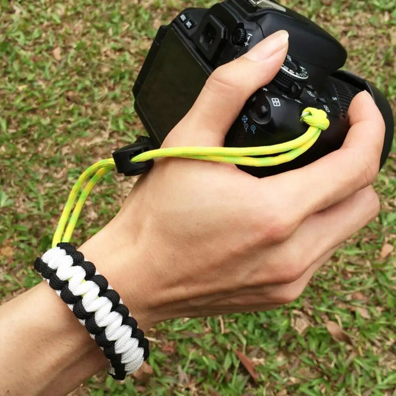 Curea împletită pentru cameră digitală Curea de mână pentru aparat de fotografiat Brățară pentru mâner pentru Nikon Canon Sony Pentax Panasonic DSLR