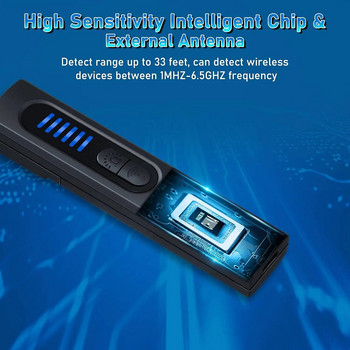Στυλό ανιχνευτή κρυφής κάμερας σήματος RF Anti Spy Candid Wireless Pinhole Micro Cam Scan Magnetic GPS Locator GSM Secret Bug Finder