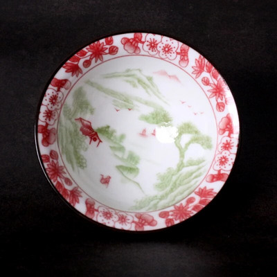 Kineska plavo-bijela porculanska šalica za čaj protiv opekotina, retro keramička šalica za čaj, prijenosna glavna šalica, osobne pojedinačne šalice za kućanstvo