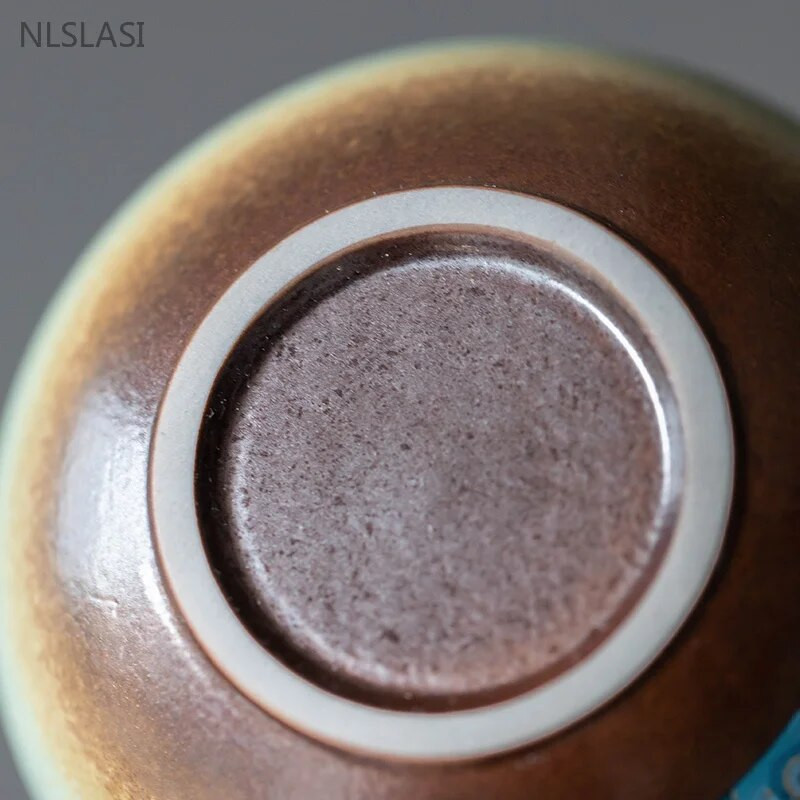 1db/40ml egyedi igényes teáscsésze hordozható kerámia teáscsésze otthoni kis teástál kínai mesterkupa hagyományos teakiegészítők