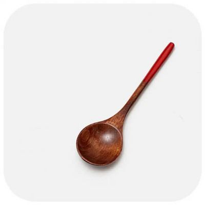 Žlica za kavu Žlica od prirodnog drveta Kuhinjski dodaci Drvena žlica Žličica za čaj Žlica za juhu Mala okrugla žlica Kućno posuđe