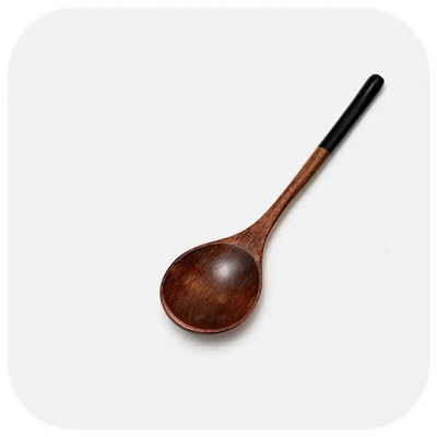 Žlica za kavu Žlica od prirodnog drveta Kuhinjski dodaci Drvena žlica Žličica za čaj Žlica za juhu Mala okrugla žlica Kućno posuđe