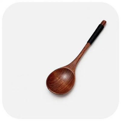 Žlica za kavu Žlica od prirodnog drveta Kuhinjski dodaci Drvena žlica Žličica za čaj Žlica za juhu Mala okrugla žlica Kućno posuđe