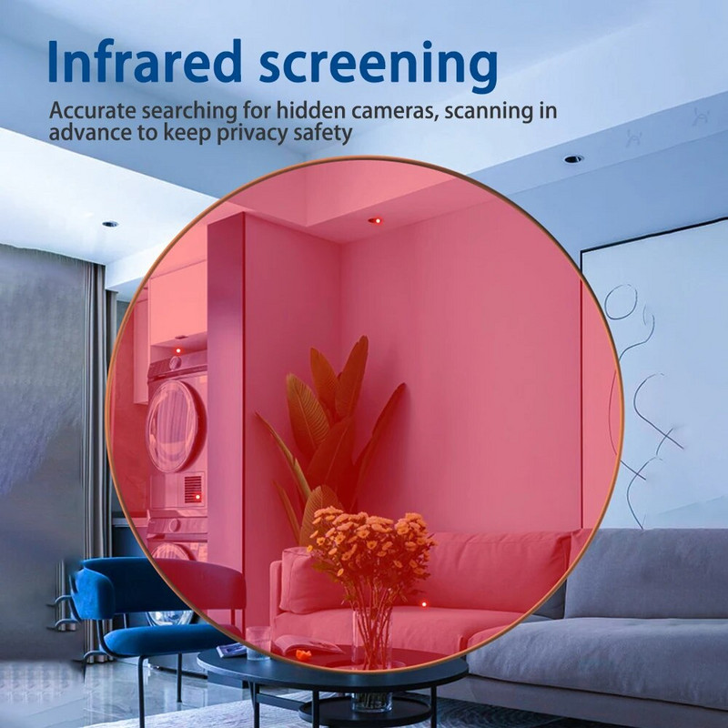 Kémellenes rejtett kamera érzékelő hordozható infravörös érzékelés biztonsági védelem szállodai öltözőben nyilvános fürdőszobában