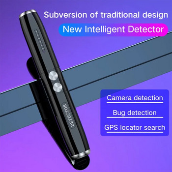 Ασύρματο ανιχνευτή σήματος RF Αντικατασκοπευτική κάμερα GSM Finder Σαρωτής τηλεφωνικής παρακολούθησης Anti Candid Camera Detector Hidden Cam Buster