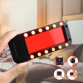 Anti Candid Mini Peidetud Kaamera Turvaalarm Anti-Spy 12 LED Tuled Spioonivastane Skanneri detektor Wifi Kaamera Leidja Lokaatori Jälgija
