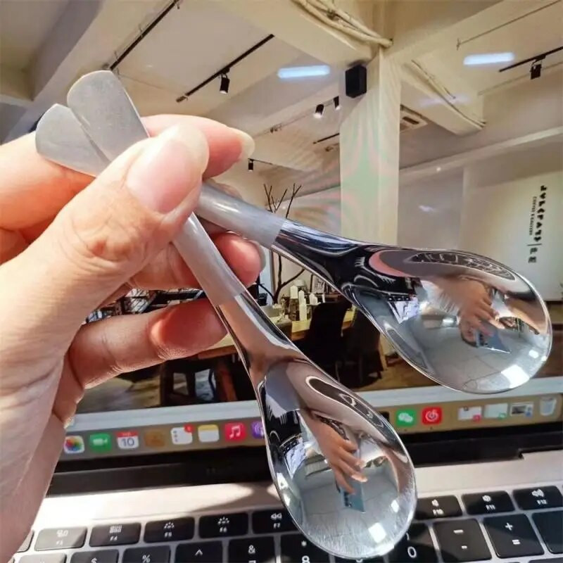 Žlica za sladoled od nehrđajućeg čelika 304, žlica za desert, žlica za sladoled i slatkiše za hranu, žlica za čaj, višenamjenska žlica za milkshake od kave