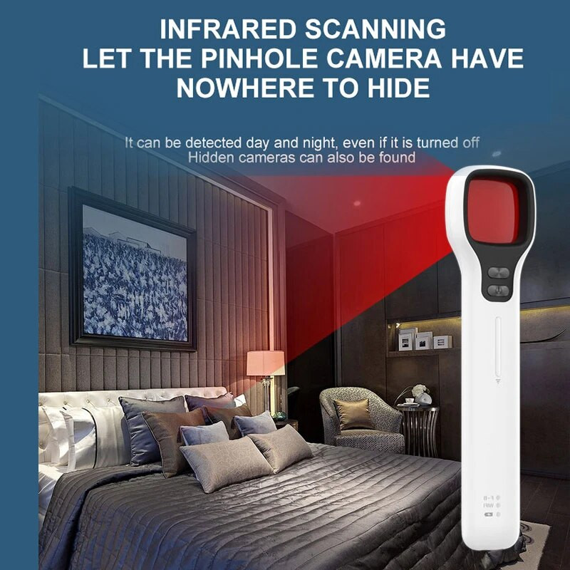 WT12 kaasaskantav spioonivastane kaamera RF-signaali detektor laserobjektiiv GPS-jälgija otsija juhtmevaba GSM-skanner varjatud kaamera vigade detektor