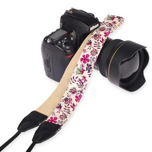 НОВ ремък за рамо на фотоапарат Колан за врата Винтидж китайски стил на цветя Устойчиви памучни универсални каишки за Canon за Nikon DSLR