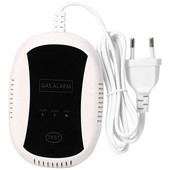 1 buc 80DB 433Mhz Detector de gaz natural fără fir Avertisment de înaltă sensibilitate Casă inteligentă Priză UE