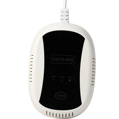 1 buc 80DB 433Mhz Detector de gaz natural fără fir Avertisment de înaltă sensibilitate Casă inteligentă Priză UE