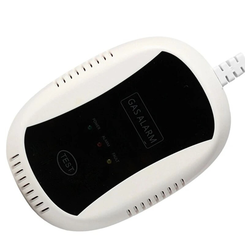 1 buc 80DB 433Mhz Detector de gaz natural fără fir Avertisment de înaltă sensibilitate Casă inteligentă Priză UE