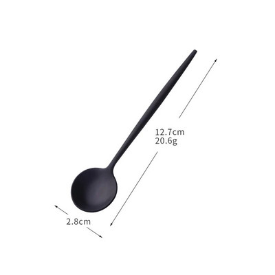 Mala čajna žličica od nehrđajućeg čelika visoke kvalitete 18/10 Set pribora za jelo Mini set čajnih žličica Šarena žličica za kavu Zlatno srebrni set mjerica