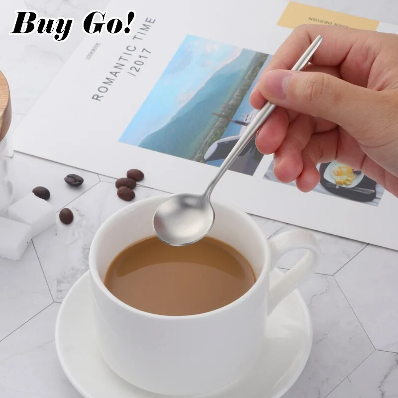 Mala čajna žličica od nehrđajućeg čelika visoke kvalitete 18/10 Set pribora za jelo Mini set čajnih žličica Šarena žličica za kavu Zlatno srebrni set mjerica
