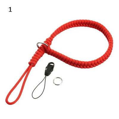 Elveszett fonott karkötő állítható karkötő túlélő Paracord kültéri hegymászó kötél kamera csuklópánt csuklópánt