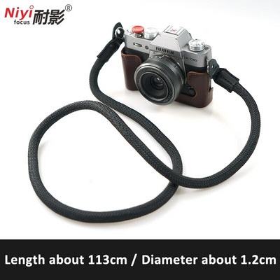 Kaamera kaela õlarihm peegelkaamerale Sony Nikon Canon Fuji Pentax Panasonic Olympus, paksem matkanöör