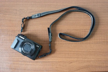 Λουράκι ώμου κάμερας PU Κρεμαστό λουράκι λαιμού για canon PowerShot g7x2 x3 mark iii g9x2 G5X G1X G3X G16/15/12 m200 m100 m6 m2