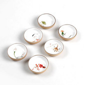 Posuđe za piće Kineski Kung Fu Šalica za čaj Ručno oslikana keramička šalica Oolong Plumotus Zlatna ribica Porculanski Puer