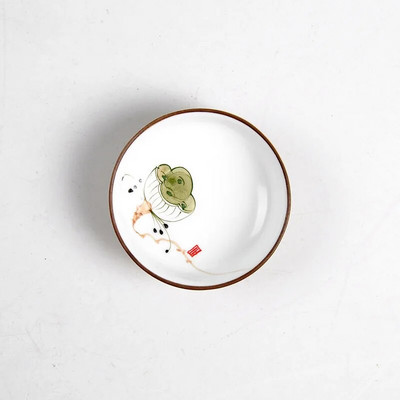 Posuđe za piće Kineski Kung Fu Šalica za čaj Ručno oslikana keramička šalica Oolong Plumotus Zlatna ribica Porculanski Puer