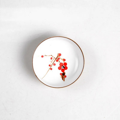 Posuđe za piće Kineski Kung Fu Šalica za čaj Ručno oslikana keramička šalica Oolong Plumotus Zlatna ribica Porculanski Puer