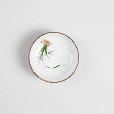 Posuđe za piće Kineski Kung Fu Šalica za čaj Ručno oslikana keramička šalica Oolong Plumotus Zlatna ribica Porculanski Puer