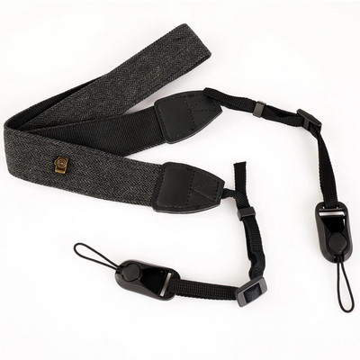 Retro kiirkinnitusega kaamera õlarihm reguleeritav vintage kaelarihm Sony Nikoni peegelkaamera DSLR universaalsete tarvikute jaoks