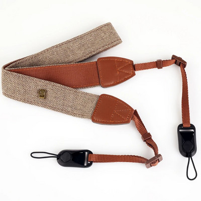 Retro kiirkinnitusega kaamera õlarihm reguleeritav vintage kaelarihm Sony Nikoni peegelkaamera DSLR universaalsete tarvikute jaoks