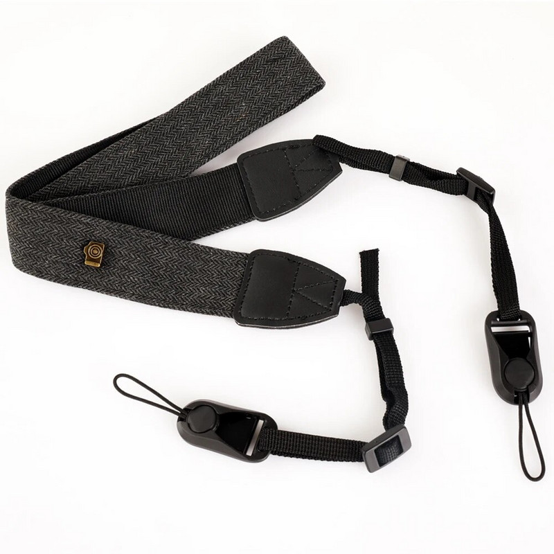 Retro kiirkinnitusega kaamera õlarihm reguleeritav vintage kaelarihm Sony Nikoni peegelkaamera DSLR universaalsete tarvikute jaoks