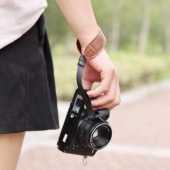 Δερμάτινο λουράκι καρπού SLR Κάμερα Canon 850 Nikon Z5 Z6 Fuji XT4 Sony A7R3 Leica Olympus Micro Μονό λουράκι χειρός γρήγορης αποσυναρμολόγησης
