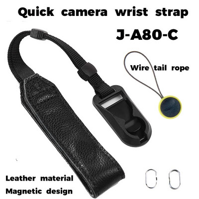 Nahast randmerihm peegelkaamera Canon 850 Nikon Z5 Z6 Fuji XT4 Sony A7R3 Leica Olympus Micro ühekordne kiirlahtivõetav käerihm