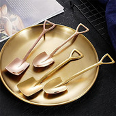 2 tk kohvilusikad söögiriistade komplekt roostevabast terasest retro rauast labidas jäätiselusikas lusikas loominguline lusikas tee-lusikas mood lauanõud