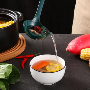 Μακρύ χερούλι φίλτρο κουζίνας Κουτάλι Τρυπητό Διαχωριστικό σούπας λαδιού Κουταλιές της σούπας δημιουργικό επιτραπέζιο σκεύος Hot Pot Skimmer Scoop με τρύπες