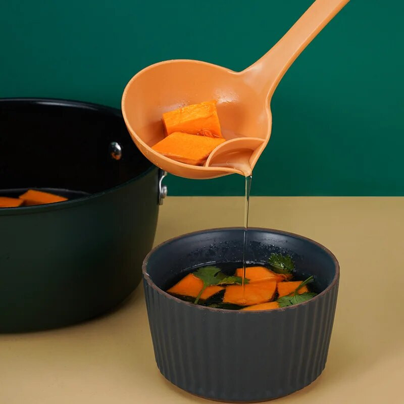 Duga ručka Kuhinjski filtar Žlica Cjedilo Odvajač ulja za juhu Žlice kreativno posuđe Hot Lonac Skimmer Lopatica s rupama