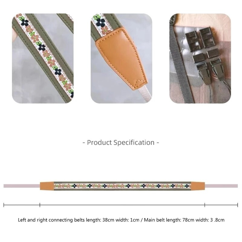 Kaamera õlarihm koos kiirvabastusplaadi laiade kaamera kaelarihmadega fotograafidele, reguleeritav DSLR-kaamera jaoks