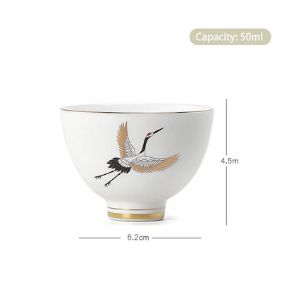 1 gab ķīniešu keramikas tējas krūze ar rokām apgleznota putnu raksta ceļojumu meditācijas krūze ar rokām gatavota tējas trauka meistara krūze mājsaimniecības tējas komplekts