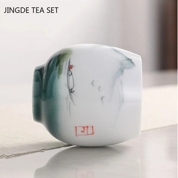 Персонализирана керамична ръчно рисувана чаша за чай Аксесоари за домашен сервиз за чай Master Cup Китайска пейзажна живопис Чаша за пиене на чай Купа