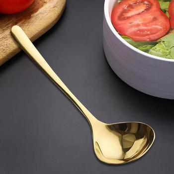 Ανοξείδωτο κουτάλι με μακριά λαβή κουταλιές της σούπας Ζεστή κατσαρόλα Κουτάλα Ramen Noodles Scoop Κουζίνα Επιτραπέζια σκεύη μαγειρικής