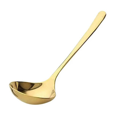 Roostevabast terasest lusikas, pika varrega supilusikakesed kuuma poti supi kulp Rameni nuudlid Kulp Köögilauanõud Toiduvalmistamisnõud