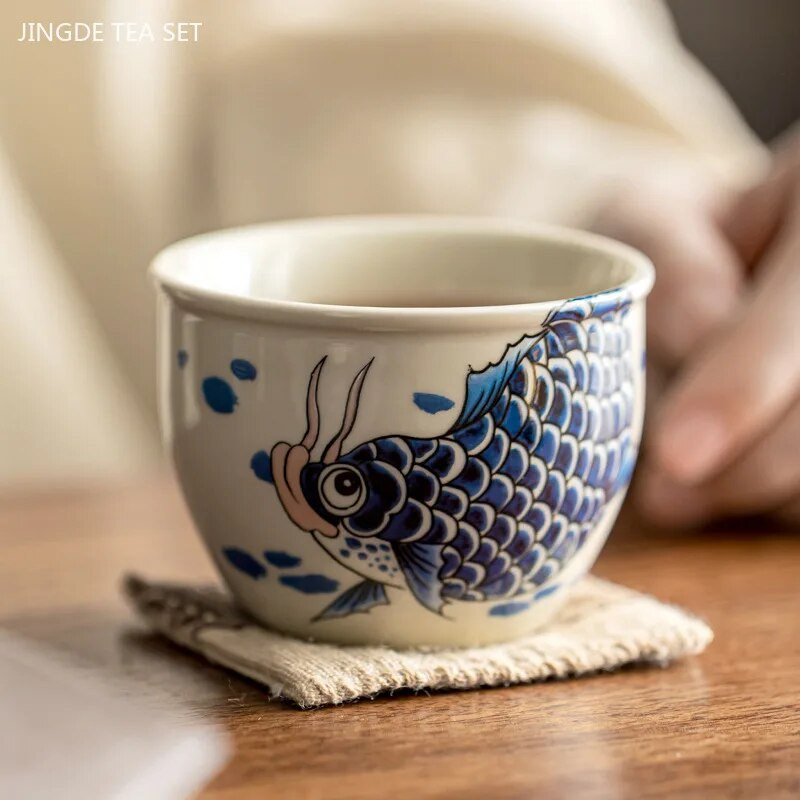 Kinijos arovanos arbatos puodelis Namų keramikos meistro puodelis Retro arbatos rinkinys Priedai Nešiojami grožio meditacijos puodeliai Turkiškos arbatos puodeliai