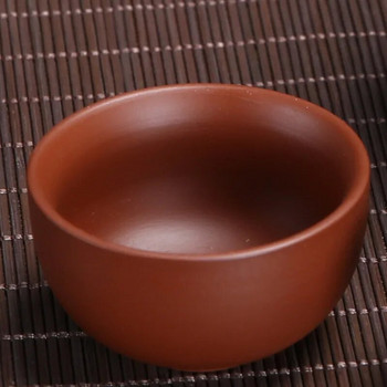 Χειροποίητο φλιτζάνι τσαγιού κινέζικο Yixing Purple Clay 30cc Χειροποίητο μπολ τσαγιού Master Tea Cup Προσαρμοσμένο σετ τσαγιού αξεσουάρ