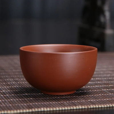 30cc ķīniešu Yixing purpura māla tējas krūze ceļojumu krūze ar rokām gatavota tējas bļoda Master tējas tase Pielāgots tējas komplekta aksesuārs