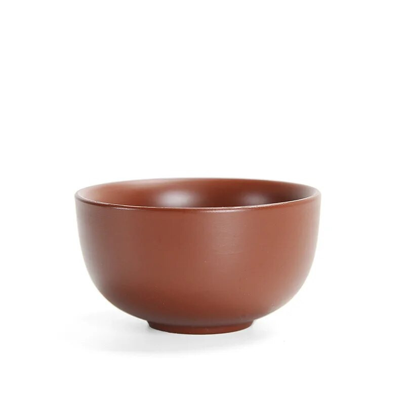 30cc ķīniešu Yixing purpura māla tējas krūze ceļojumu krūze ar rokām gatavota tējas bļoda Master tējas tase Pielāgots tējas komplekta aksesuārs