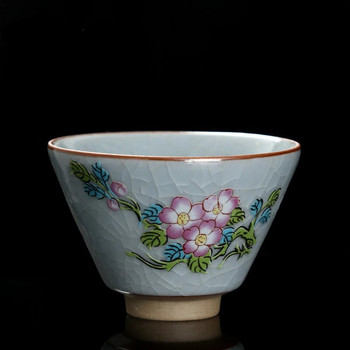 60 ml Boutique Teaset Master Teacup Portable Personal Single Cup Chinese Ru Kiln Opening Ceramic Teacup Чаша за кафе Малка купа за чай