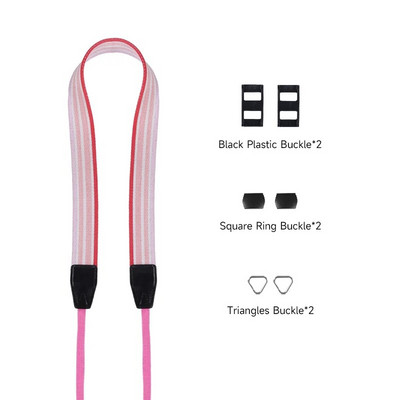 Gisergar Primjenjivi Canon remen za nošenje na ramenu Fuji Slr Halter Sony fotoaparat bez zrcala Nikon remen za polaroid fotoaparat Pink Purpur