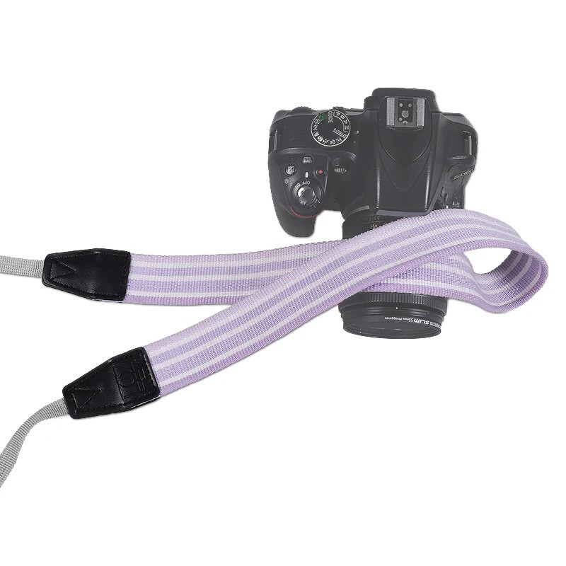 Gisergar Primjenjivi Canon remen za nošenje na ramenu Fuji Slr Halter Sony fotoaparat bez zrcala Nikon remen za polaroid fotoaparat Pink Purpur