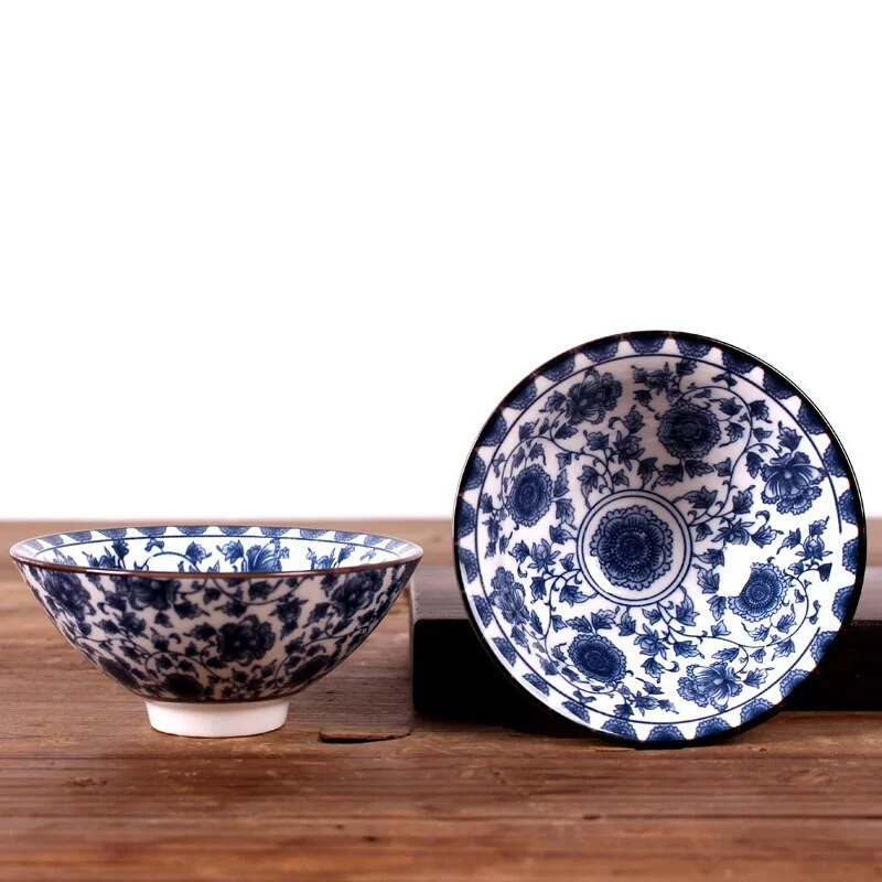 Jingdezhen Μπλε και άσπρο φλιτζάνι τσαγιού πορσελάνης 1 τεμ, Φλιτζάνι τσαγιού Kung Fu, Κεραμικά φλιτζάνια τσαγιού με κινέζικο μοτίβο, Αξεσουάρ σετ τσαγιού