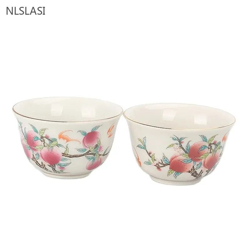 1 vnt./70 ml Išskirtinis keraminis arbatos puodelis Vintažinis rankų darbo meistro puodelis kinų rankų darbo kelioninis arbatos puodelis Individualizuotas arbatos rinkinys Dovanų arbatinukas