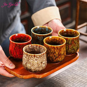 JIA GUI LUO 150ML keramičke šalice za čaj Tazas De Ceramica Creativas šalice za kavu Kina šalica za čaj Kiln Change šalica za čaj I117